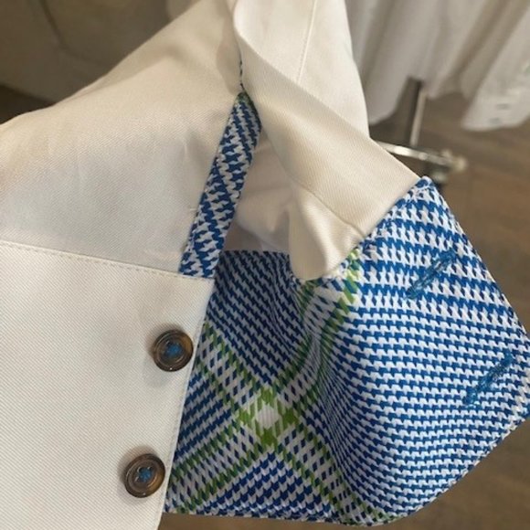 Circle of Gentlemen	Mens White collared long sleeve button down dress shirt w - Picture 3 of 7